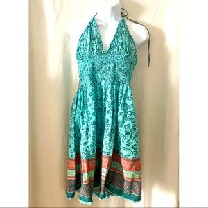 Tie Halter Sun Dress